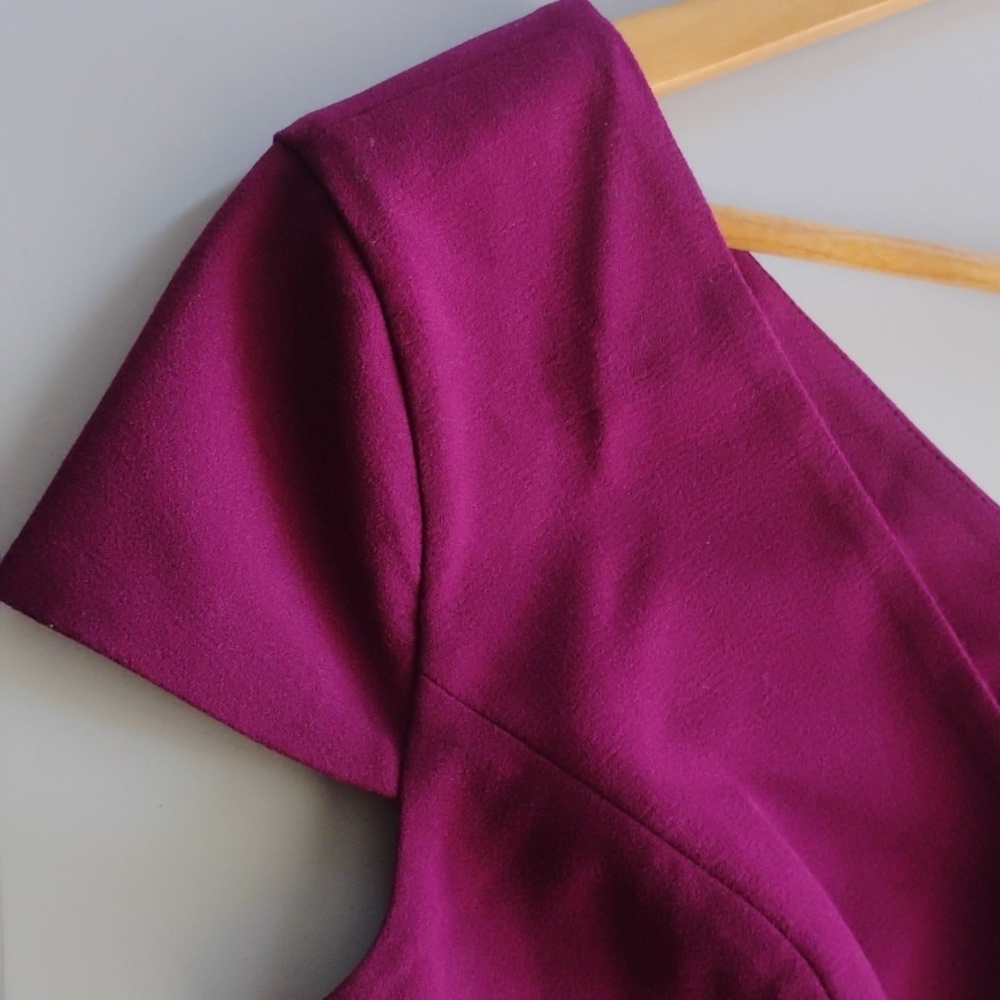 Dress the Population Dark Magenta Corey Dress. Size M - Picture 3 of 16